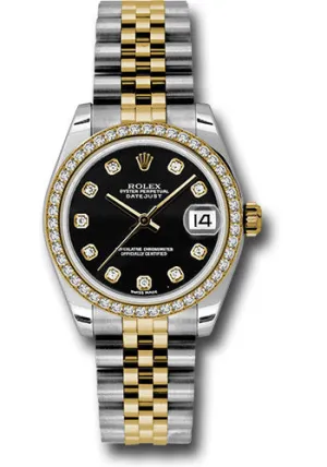Rolex Steel, YG, & Diamond Datejust - 31mm - Mid-Size #178383 bkdj