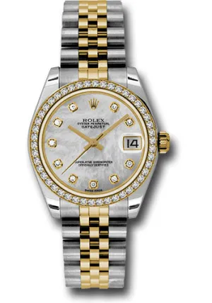 Rolex Steel, YG, & Diamond Datejust - 31mm - Mid-Size #178383 mdj