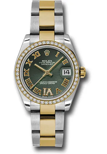 Rolex Steel, YG, & Diamond Datejust - 31mm - Mid-Size #178383 ogdro