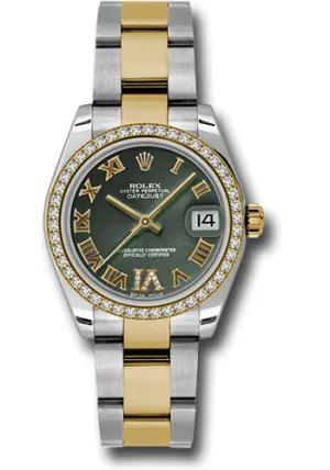 Rolex Steel, YG, & Diamond Datejust - 31mm - Mid-Size #178383 ogdro