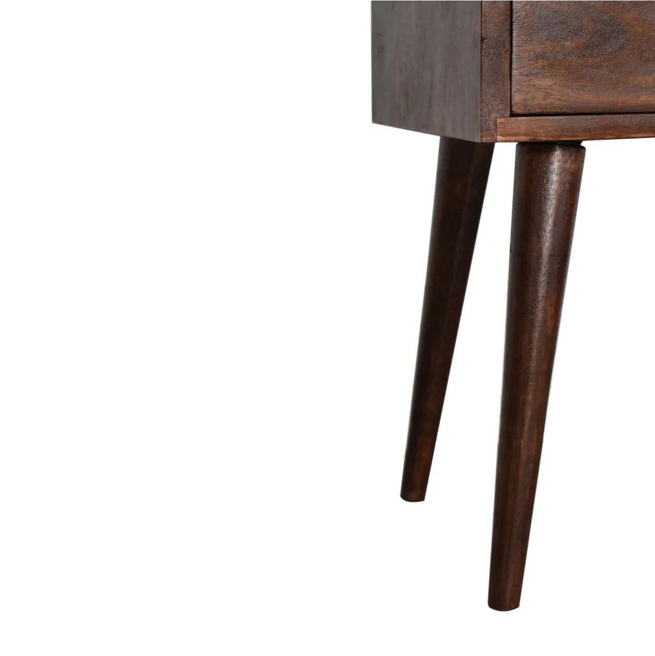 RONAN Small Bedside Table in Walnut