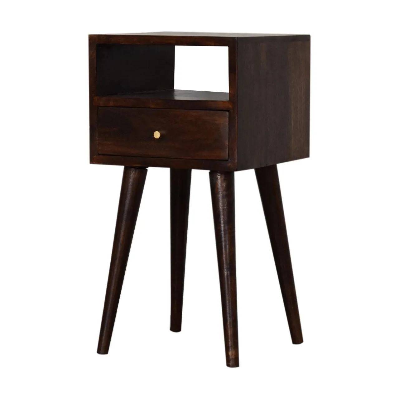 RONAN Small Bedside Table in Walnut