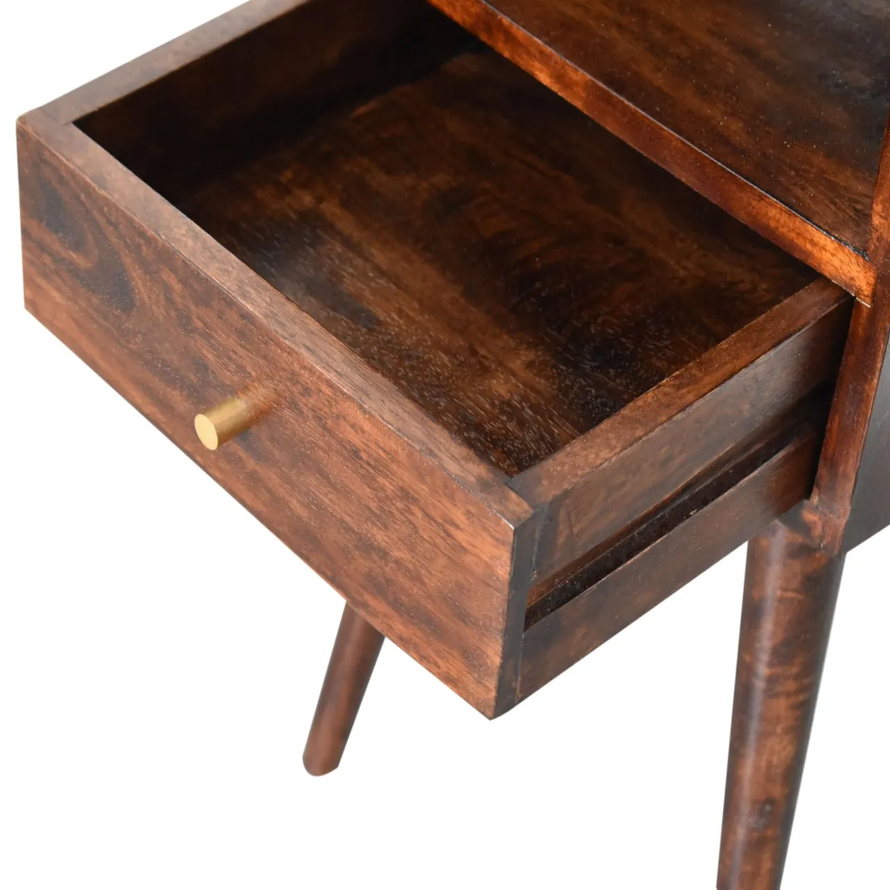 RONAN Small Bedside Table in Walnut