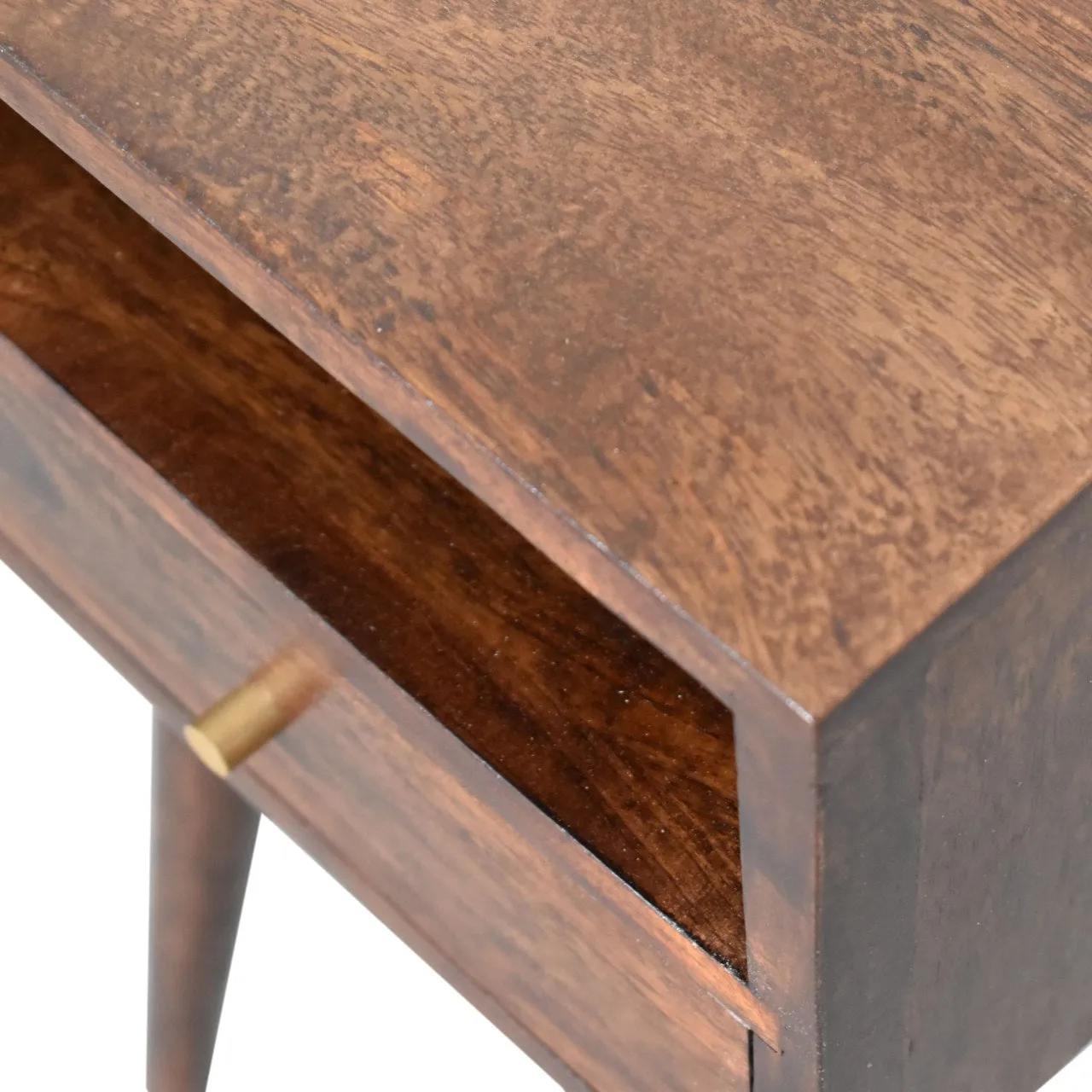 RONAN Small Bedside Table in Walnut