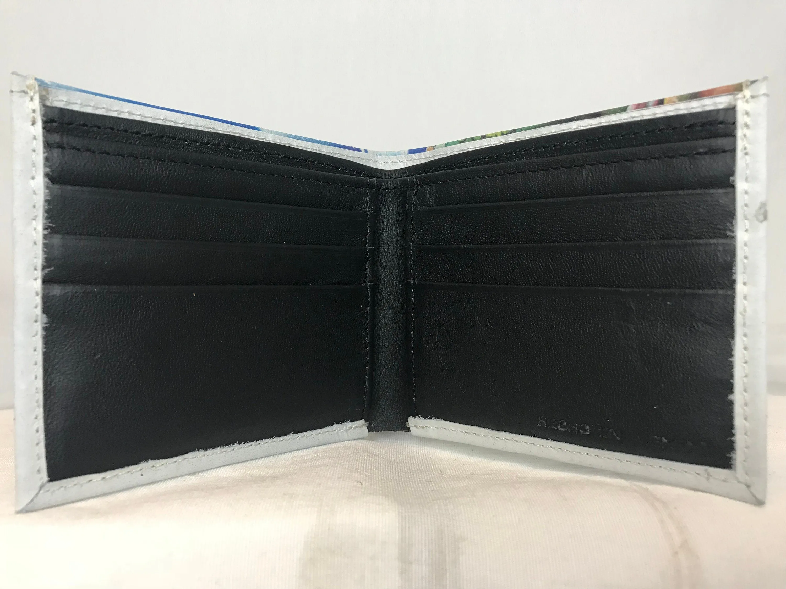 ROOSTER LEATHER WALLET laser printed bi-fold gallos wallet