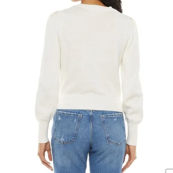 RYEGRASS Round Neck Long Sleeve Cardigan Sweater