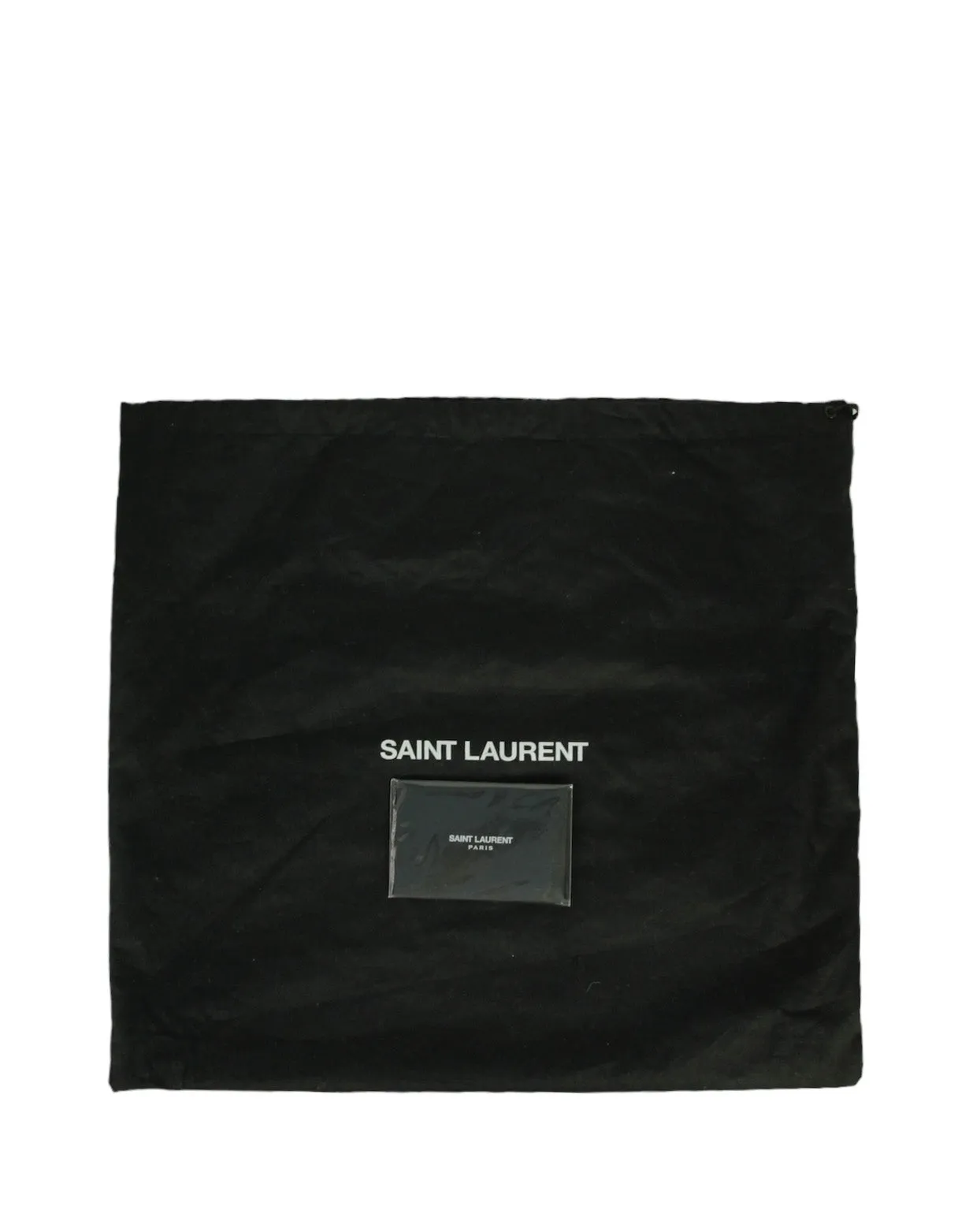 Saint Laurent Black on Black Large Triquilt Monogram Bag