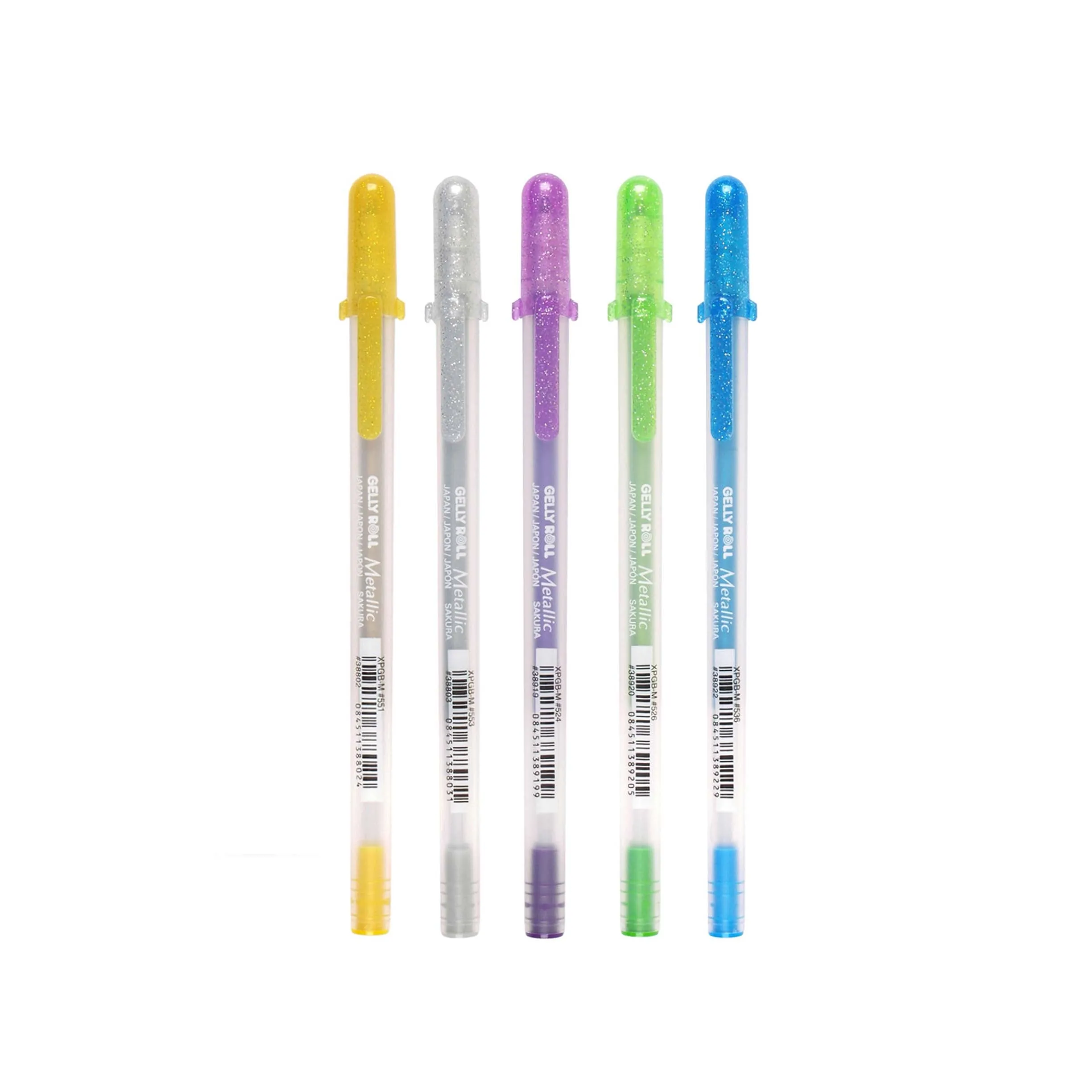 Sakura Gelly Roll Metallic Gel Pens, Hot Colors Set of 5