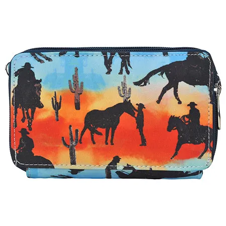 !SALE! Ride Into The Sunset NGIL Canvas All in One Wallet