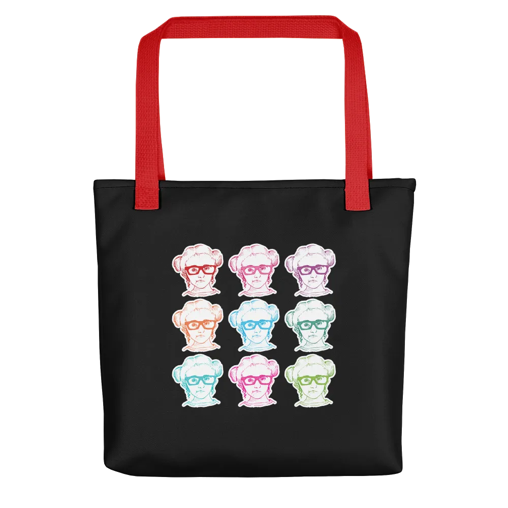 Sammi Haney (Esperanza - Raising Dion) 9 Faces Tote Bag Black
