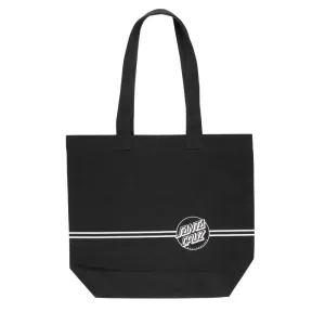 Santa Cruz Bag Opus Dot Stripe Tote Bag - Black/Unbleached Cotton