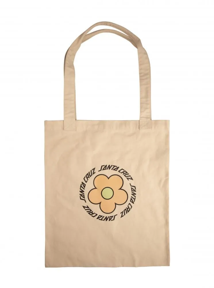 Santa Cruz Womens Bag Daisy Ring Dot Tote Bag - Natural