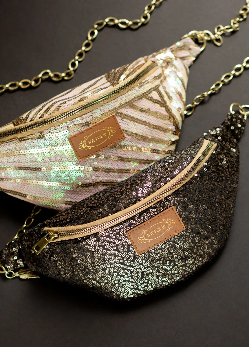 Savannah Bag in Pink Sequin