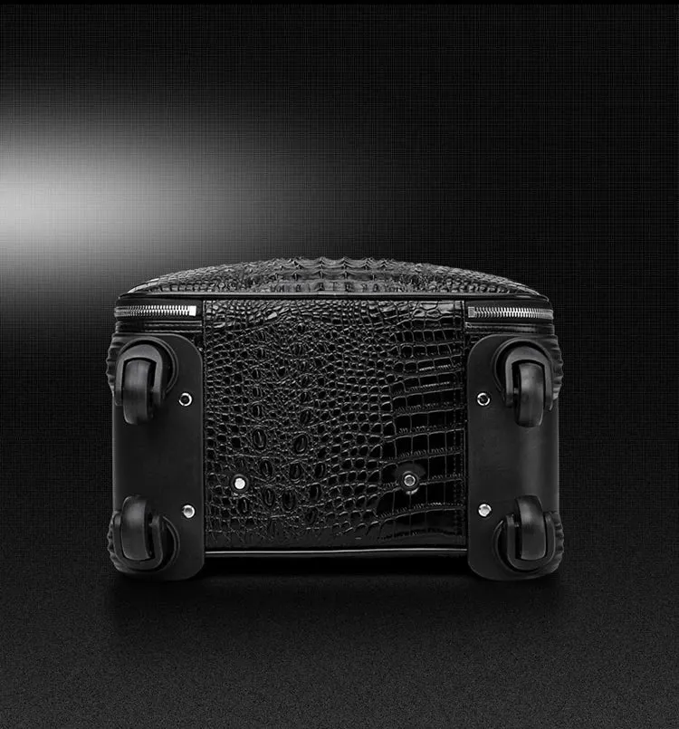 Savoy Carry-On Luggage Set, Rolling Case & Briefcase, Black, 20 inches