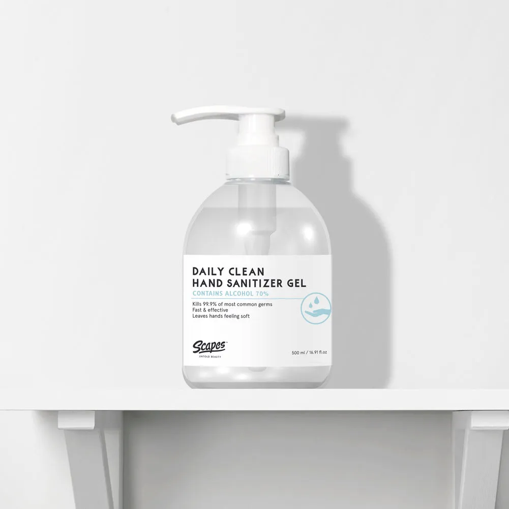 SCAPES Daily Clean Hand Sanitizer Gel