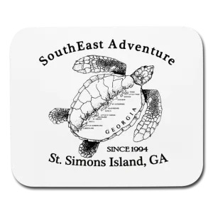 SEA Turtle Logo Mouse Pad