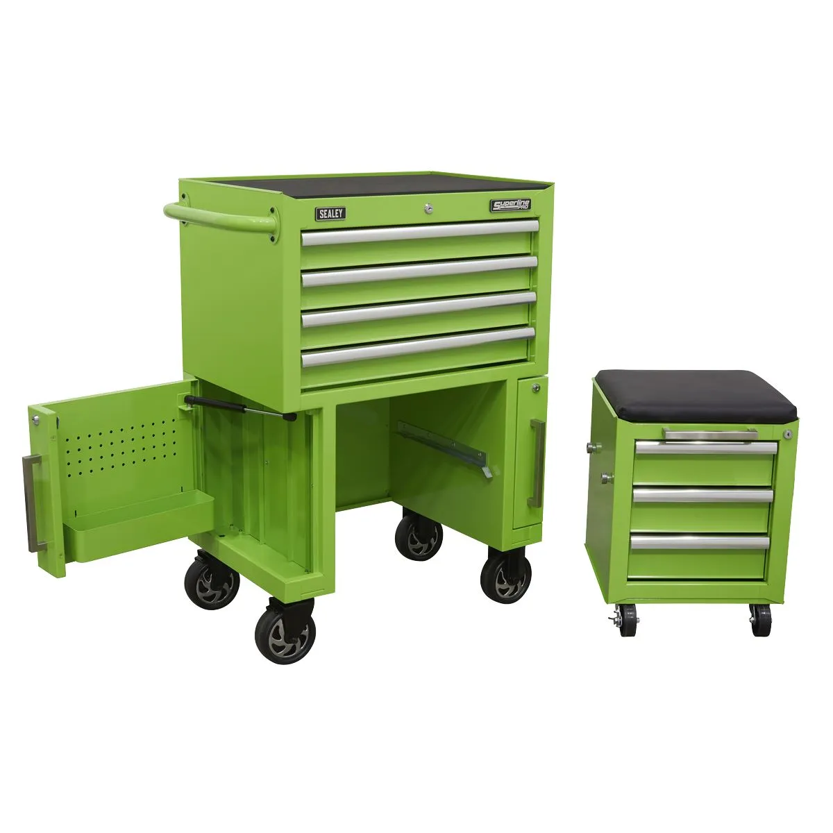 Sealey Superline Pro Rollcab 3 Drawer & Utility Seat