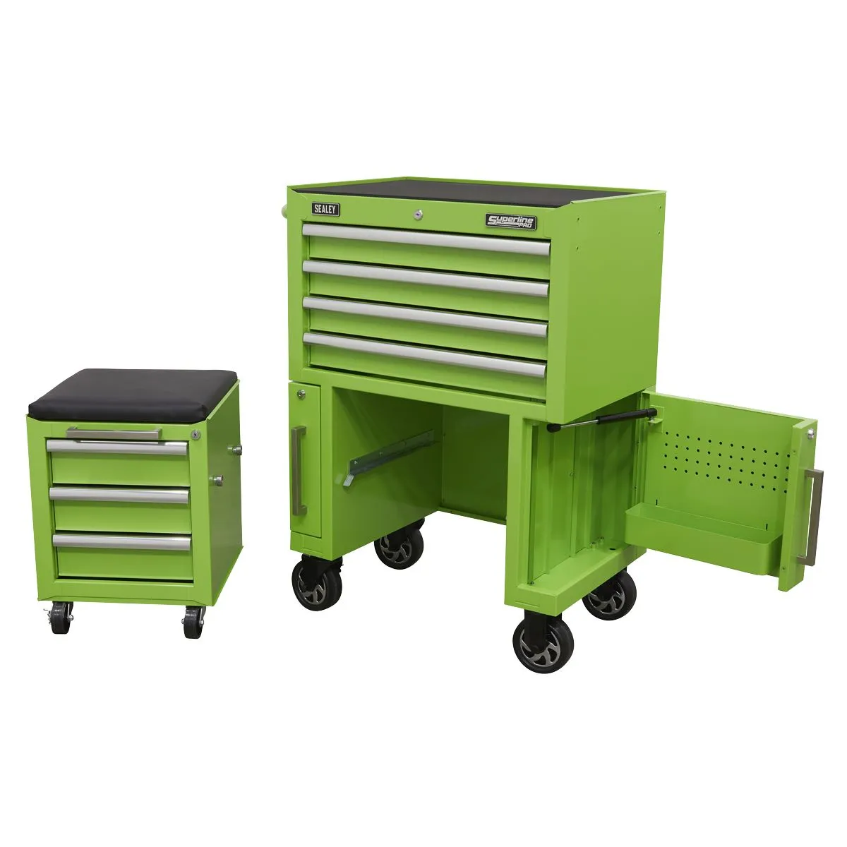 Sealey Superline Pro Rollcab 3 Drawer & Utility Seat