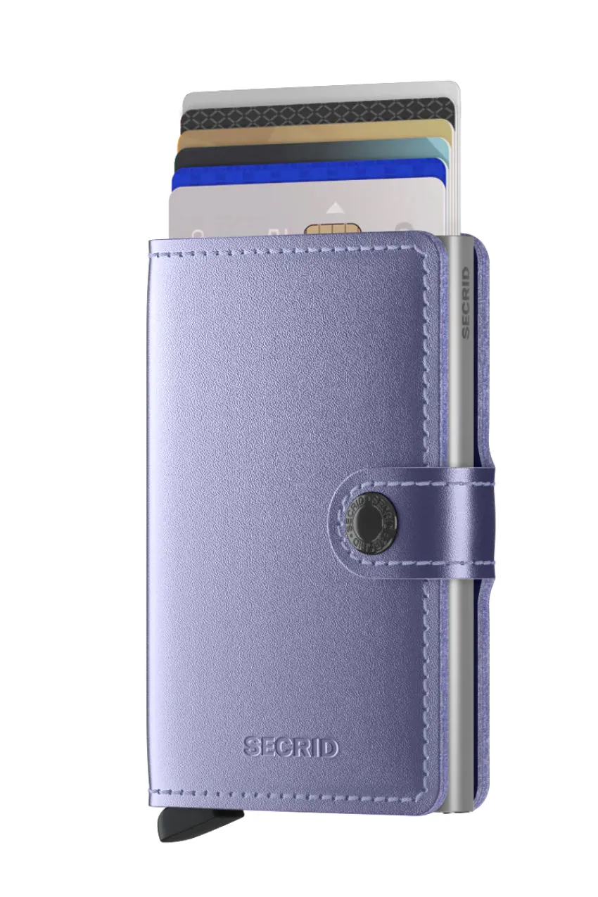 Secrid Mini Wallet - Metallic Lila