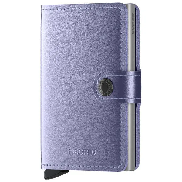 Secrid Mini Wallet - Metallic Lila