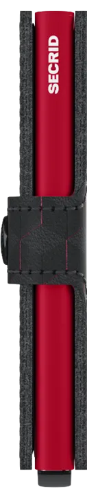 Secrid Mini Wallet - Optical Black / Red