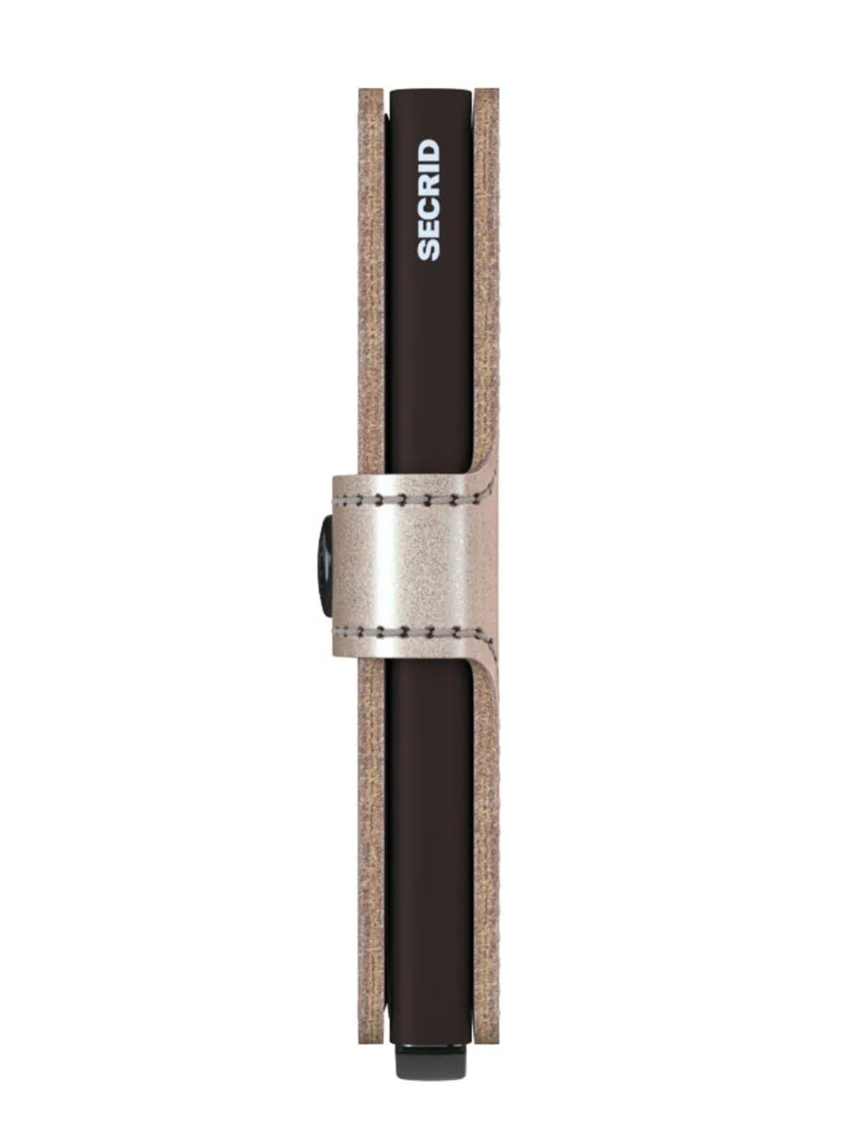 Secrid Miniwallet Metallic Champagne Brown