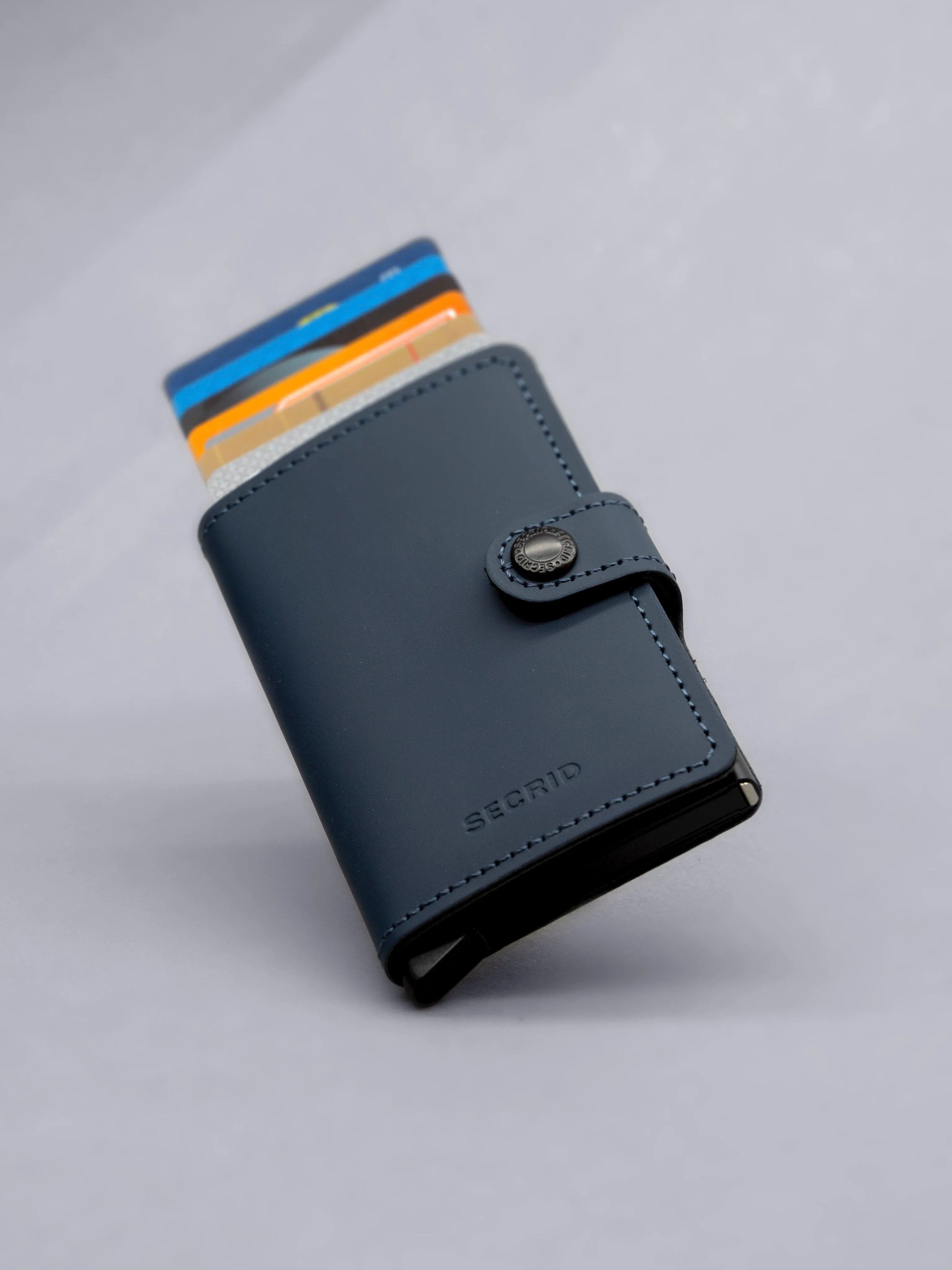 Secrid Miniwallet Metallic Champagne Brown