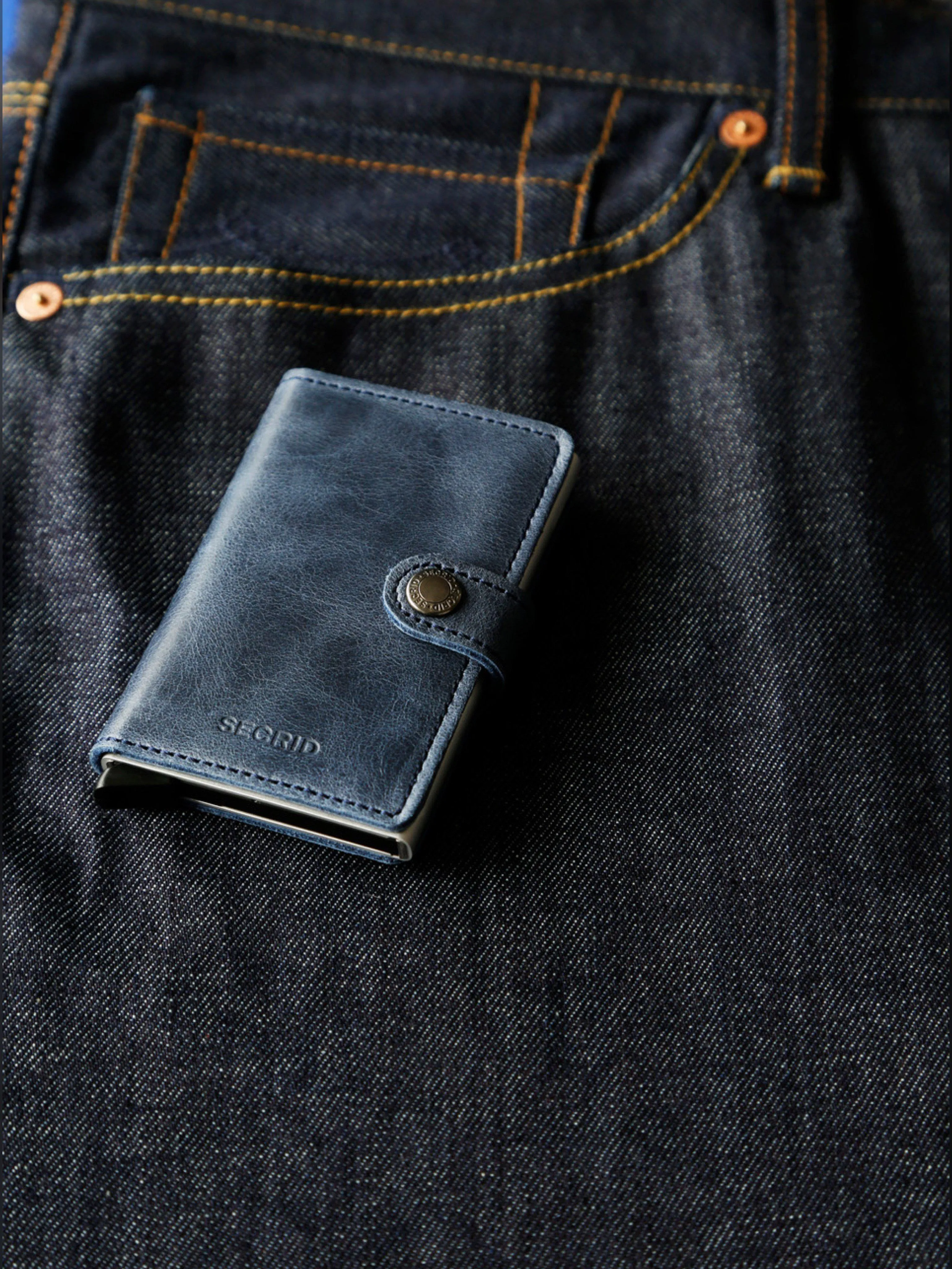 Secrid Miniwallet Metallic Champagne Brown