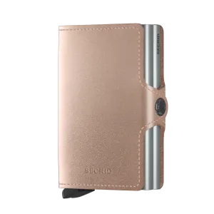 SECRID Twinwallet Leather - Metallic Rose