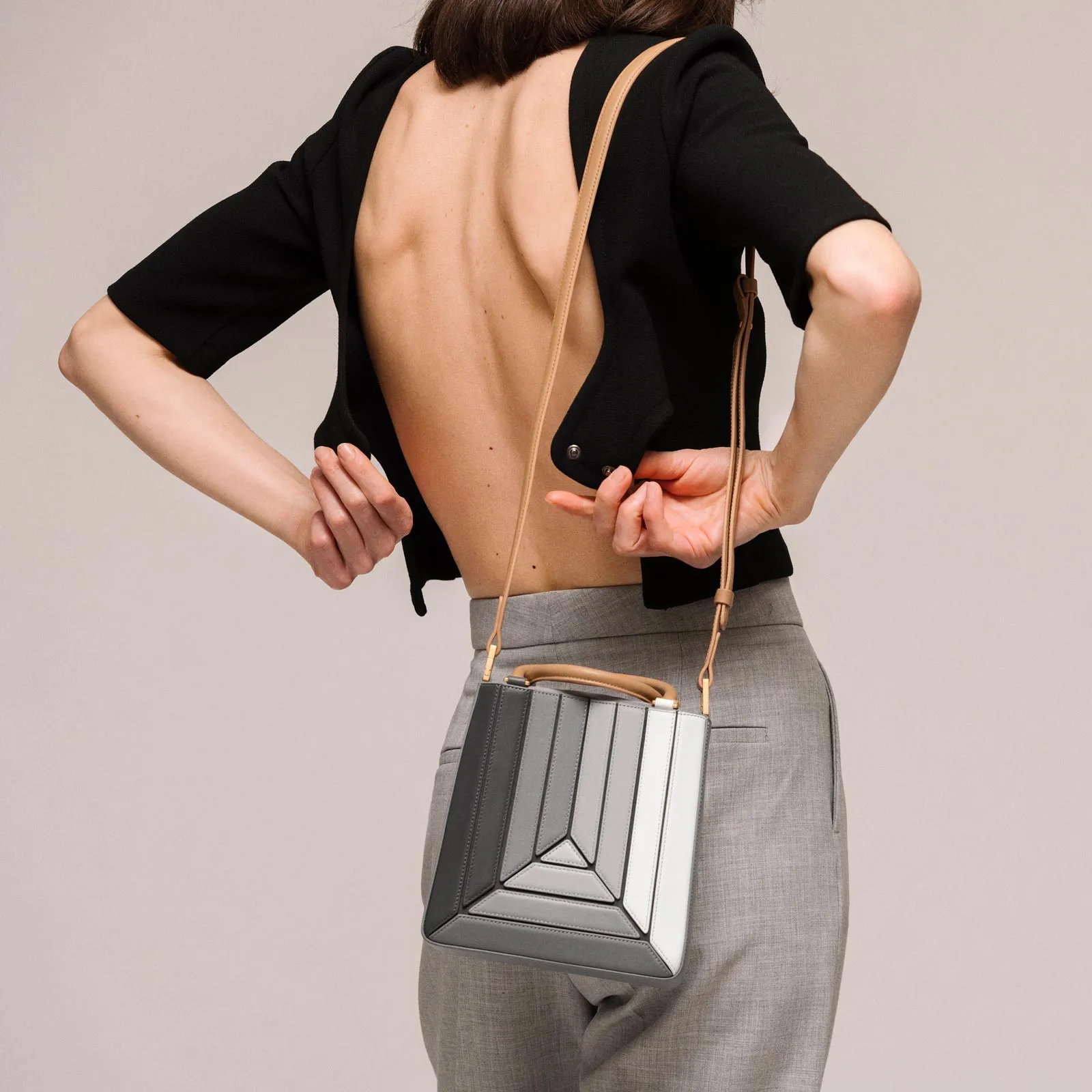 Sera Tall Tote Mini - Gray