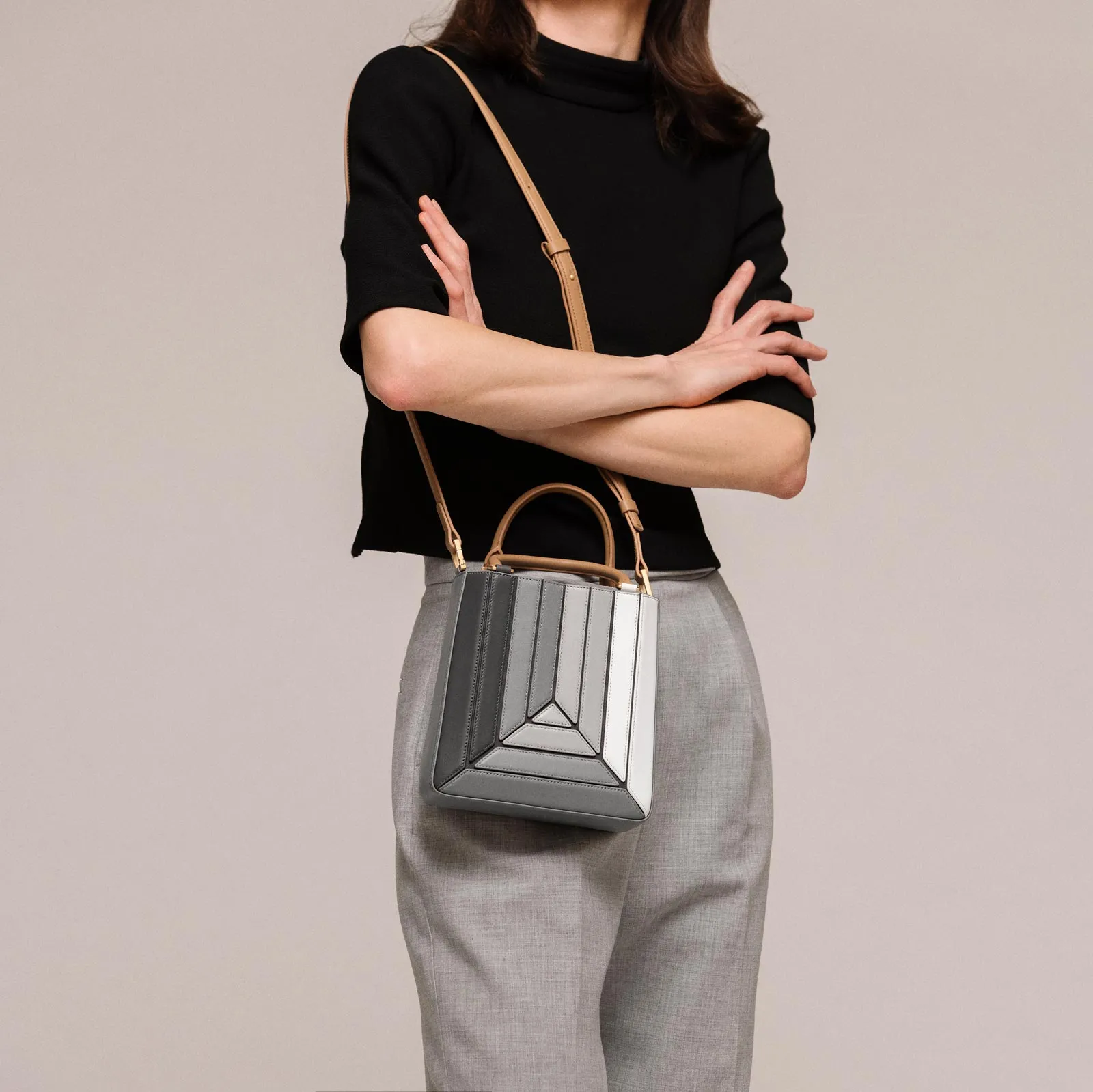 Sera Tall Tote Mini - Gray