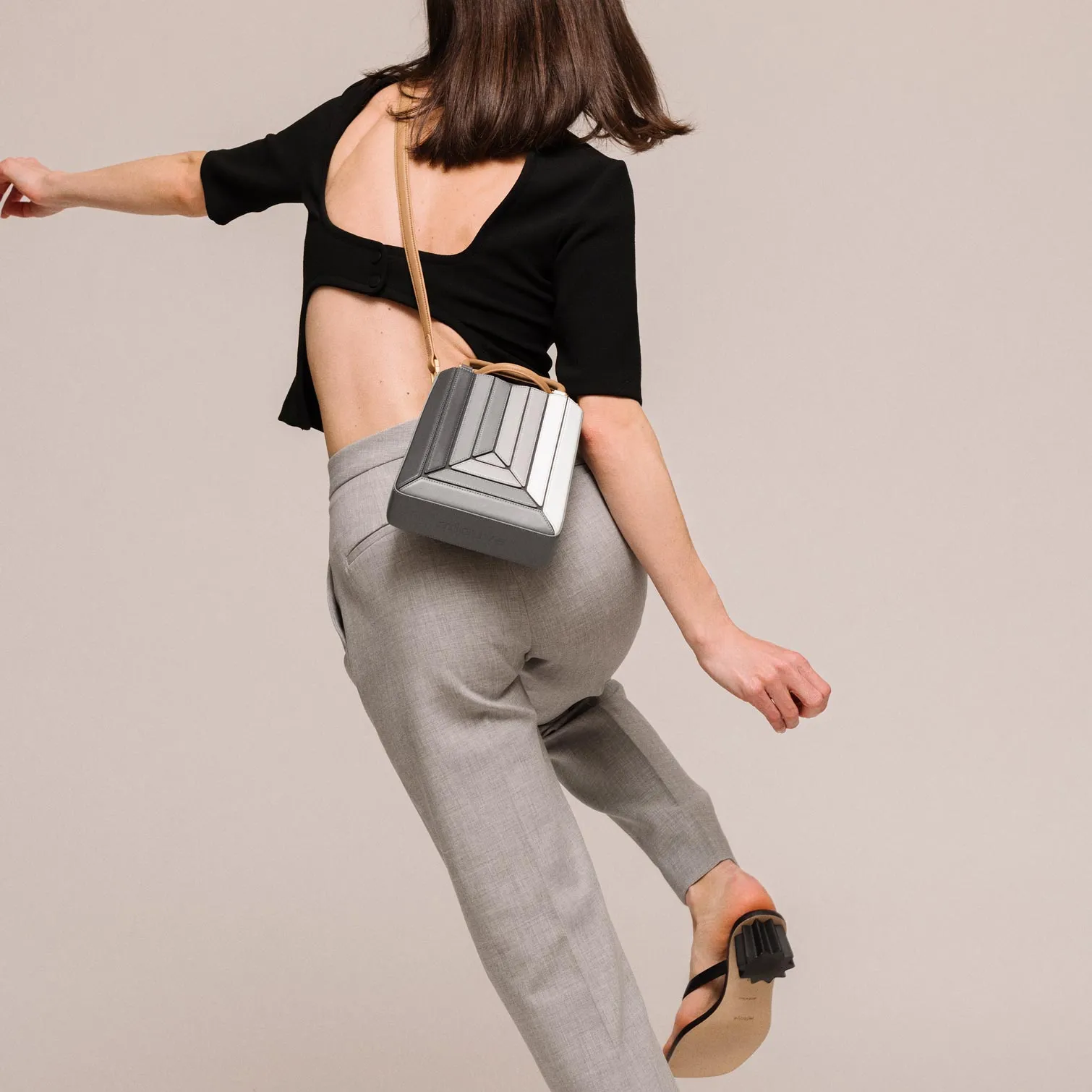 Sera Tall Tote Mini - Gray
