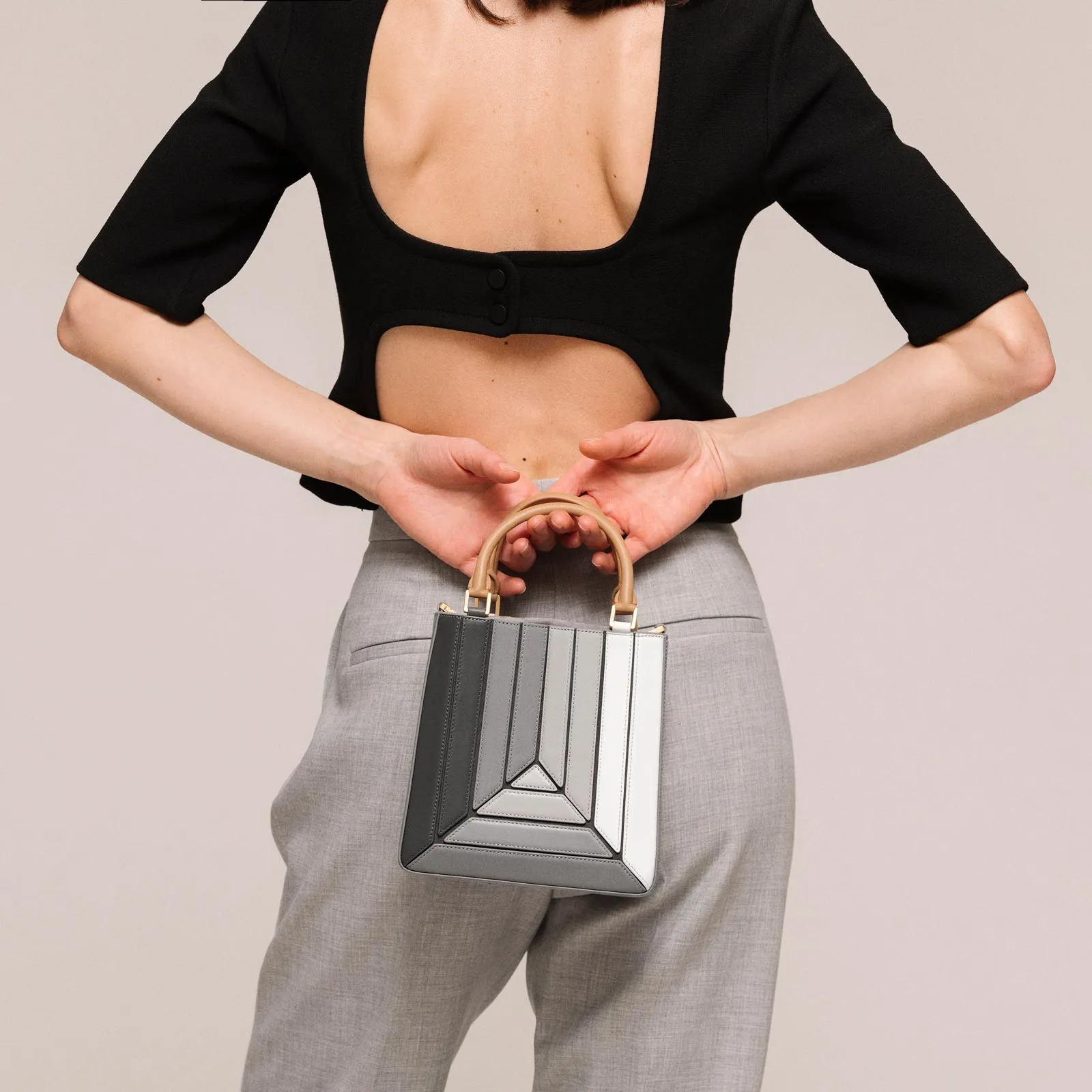Sera Tall Tote Mini - Gray