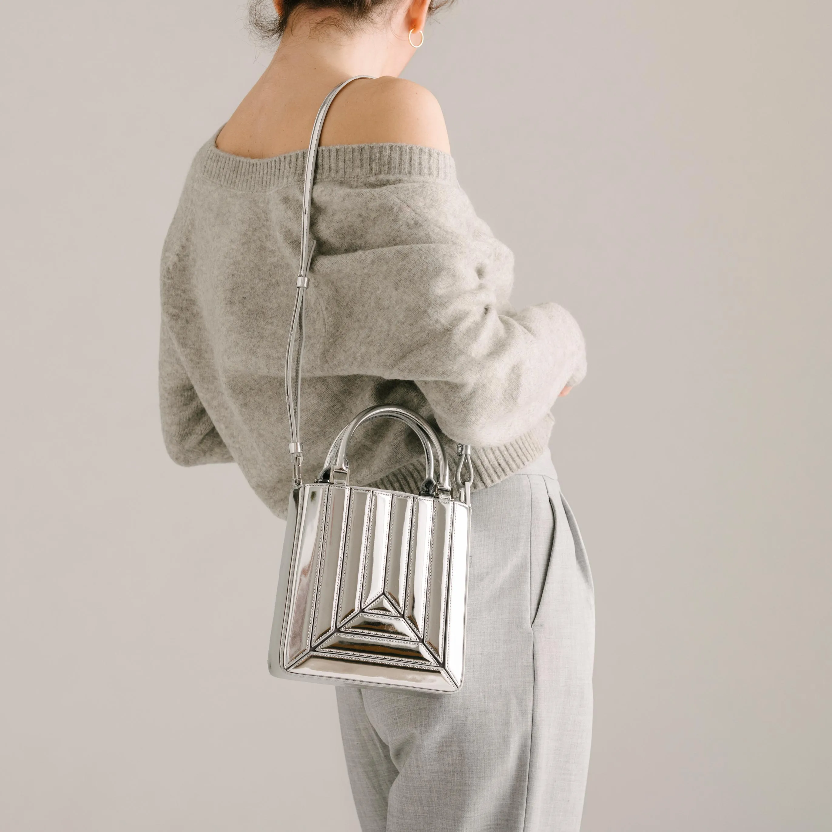Sera Tall Tote Mini - Mirror
