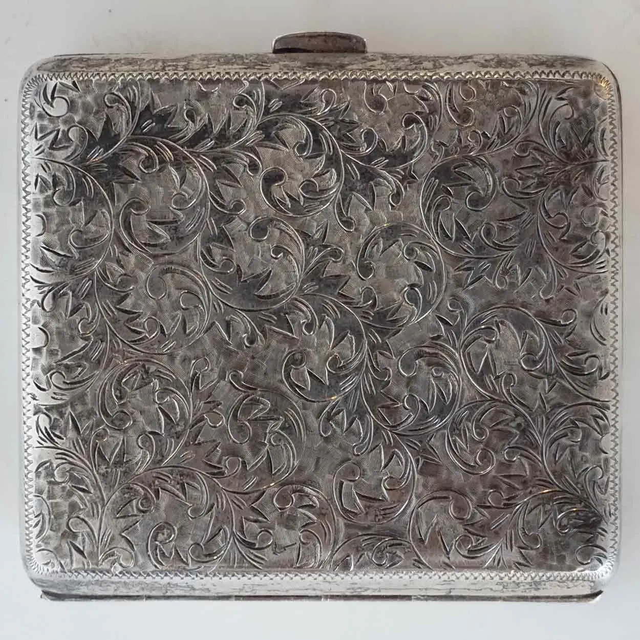 Set Four Vintage Japanese 950 Silver Compacts, Lighter and Cigarette Case