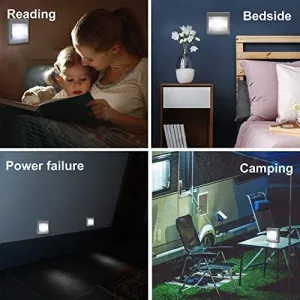 Set of 3 COB Touch Lights! No wiring Needed! Magnetic back! Great for camping, dark hallways, night light etc! Always have light for any activity or emergency!  Retails $40 