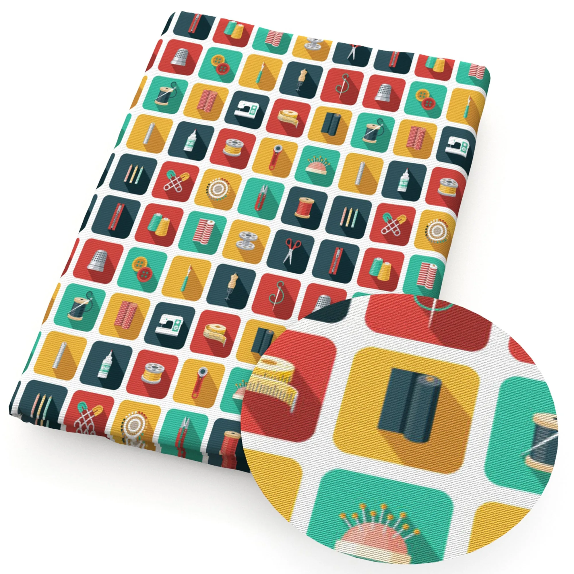 Sewing Themes Printed Fabrics