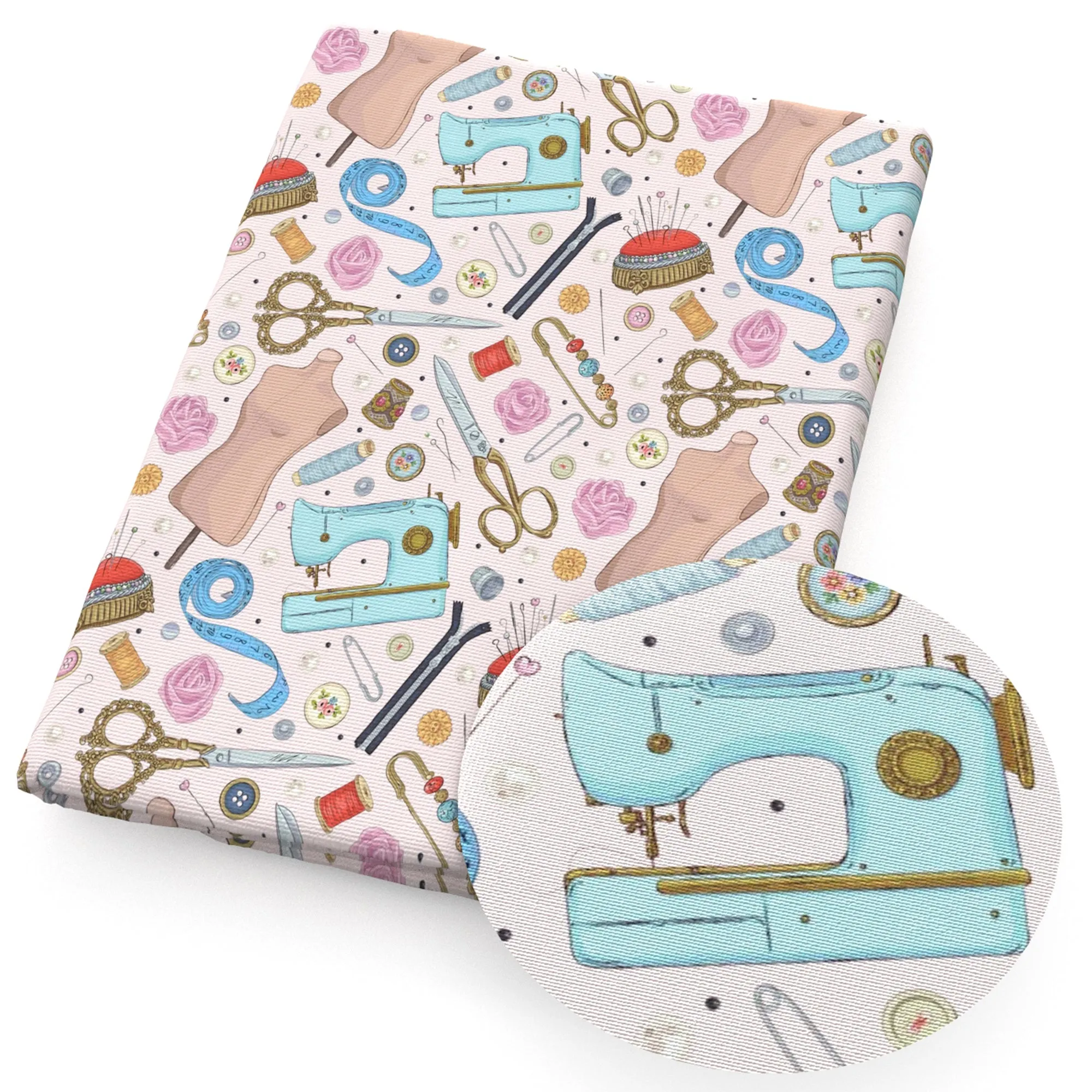 Sewing Themes Printed Fabrics