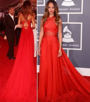 sexy prom dresses 2020 red carpet dresses bandage style simple elegant chiffon prom gown 2021