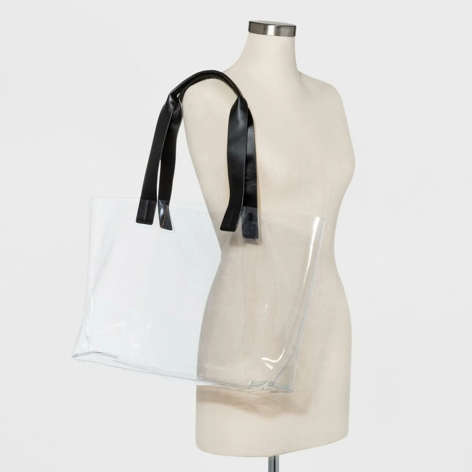 Shade & Shore Women's Translucent Clear Tote Handbag