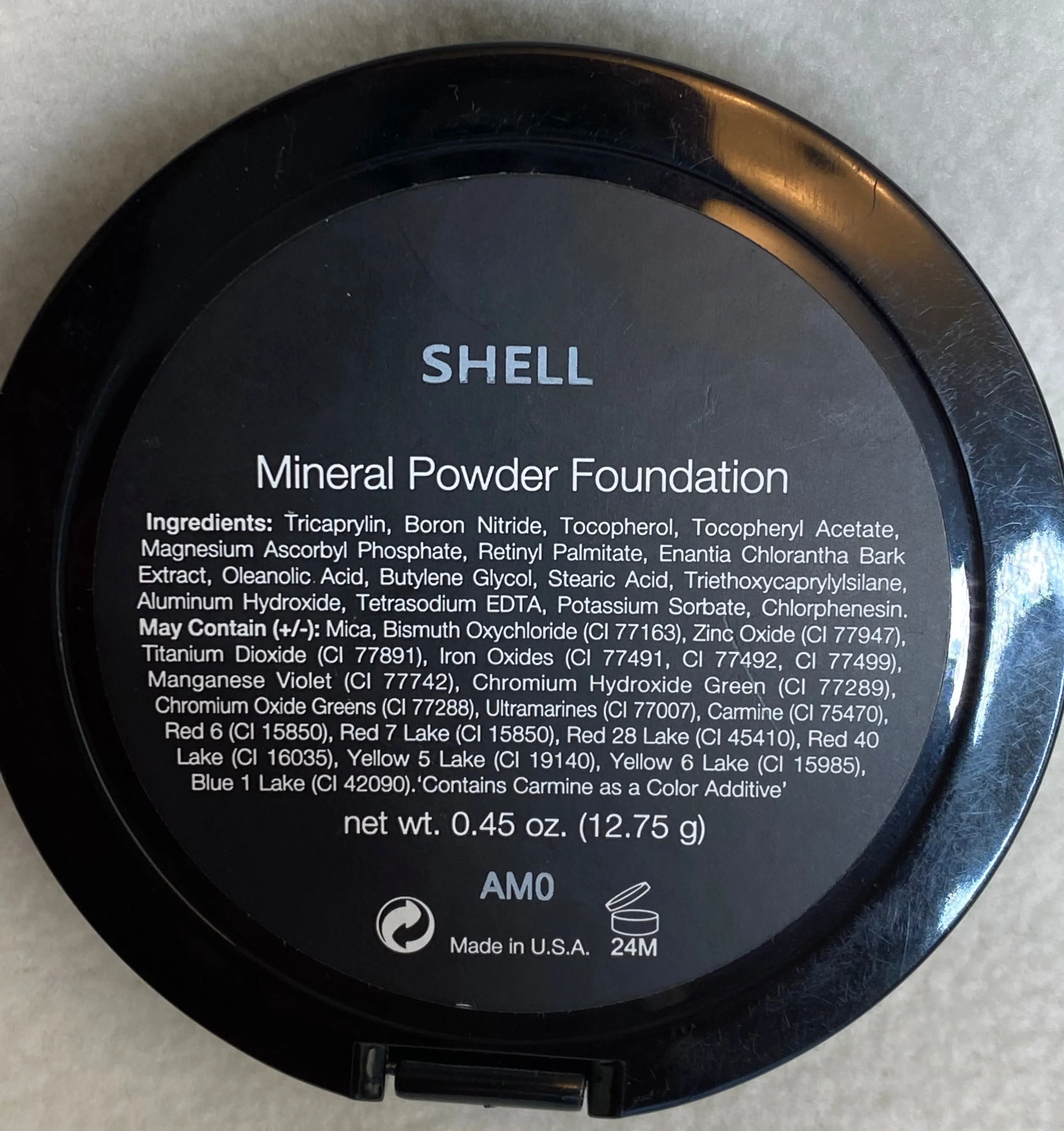 Shell Mineral Powder Foundation Compact