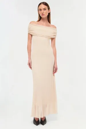 SIMKHAI - Laurelle Knit Maxi Dress - Sand