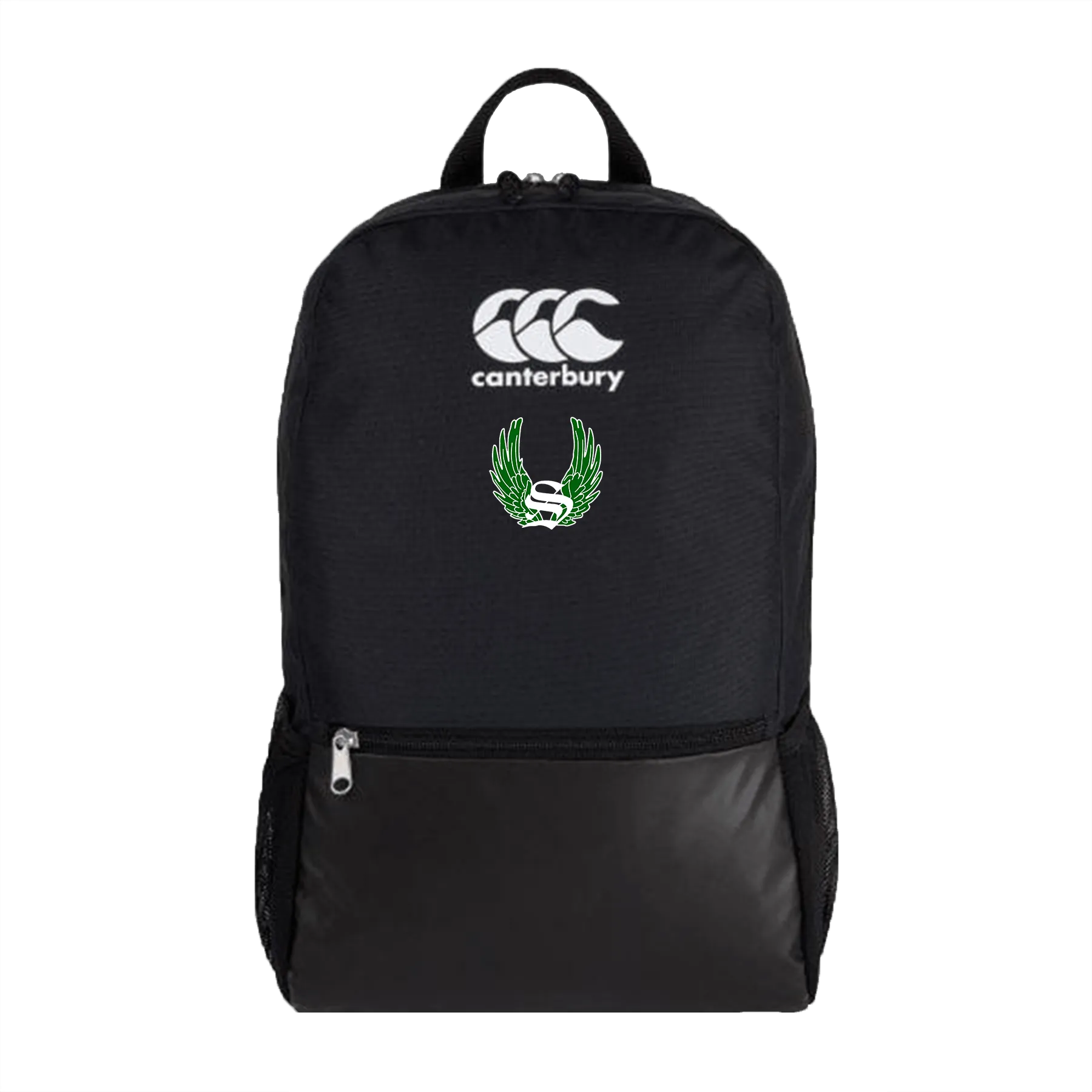 Sirens Canterbury Medium Black Rugby Backpack