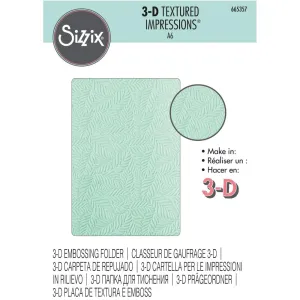 Sizzix 3-D Textured Impressions  - Leaf Pattern