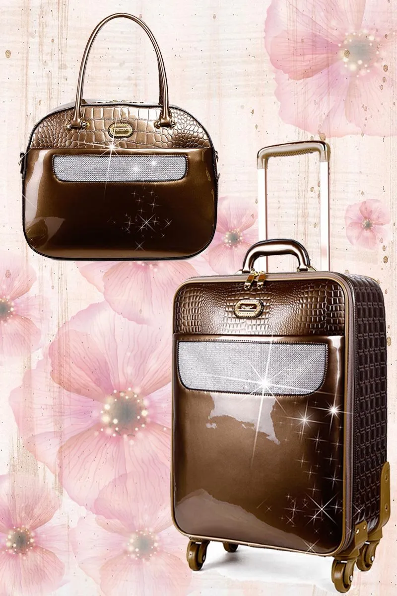 Sleek and Steady Signature 3 Pcs. Vegan Luggage Set [KGL KGO-3pcs/Set]