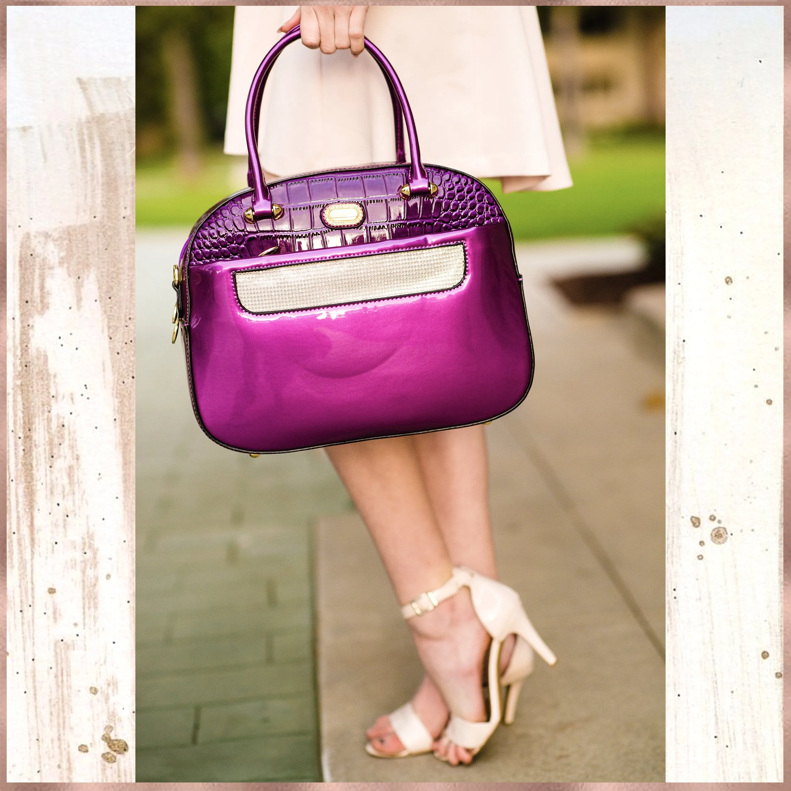 Sleek and Steady Signature 3 Pcs. Vegan Luggage Set [KGL KGO-3pcs/Set]