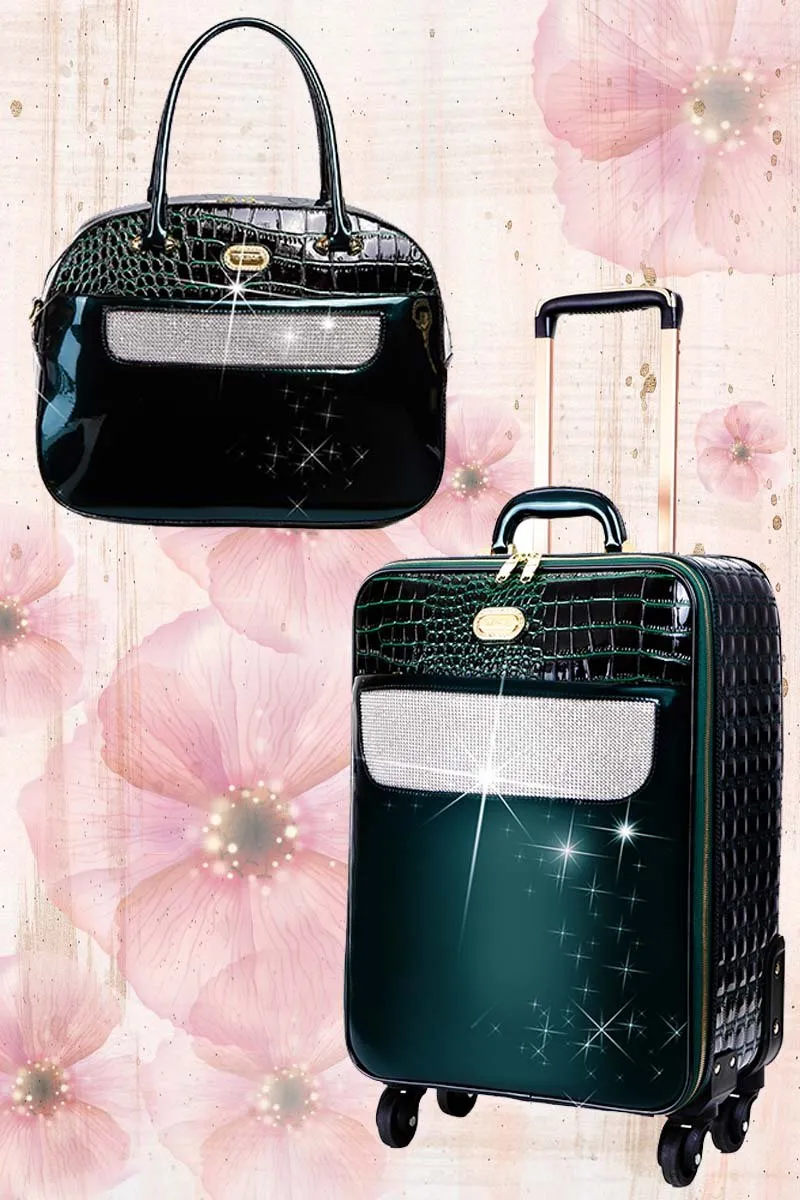 Sleek and Steady Signature 3 Pcs. Vegan Luggage Set [KGL KGO-3pcs/Set]