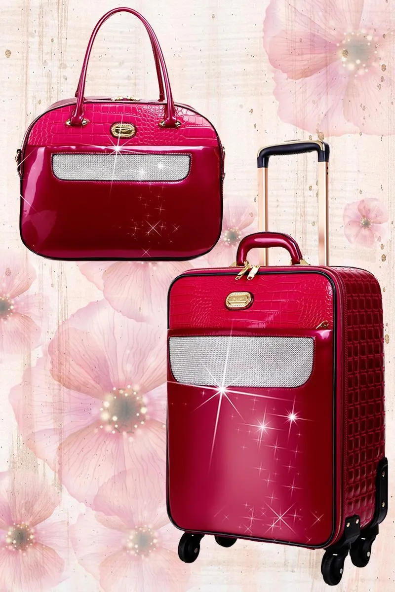 Sleek and Steady Signature 3 Pcs. Vegan Luggage Set [KGL KGO-3pcs/Set]