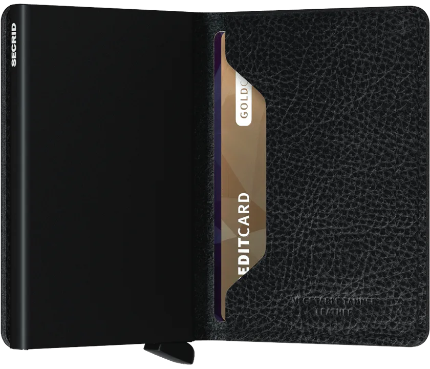 Slim Wallet | Veg Black