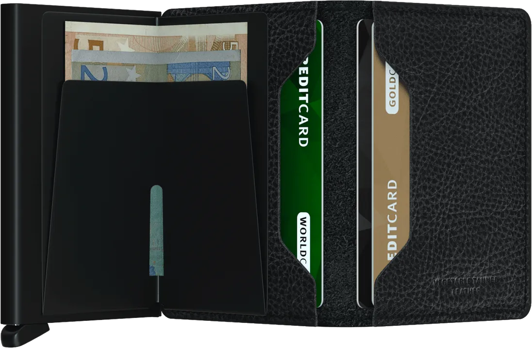 Slim Wallet | Veg Black